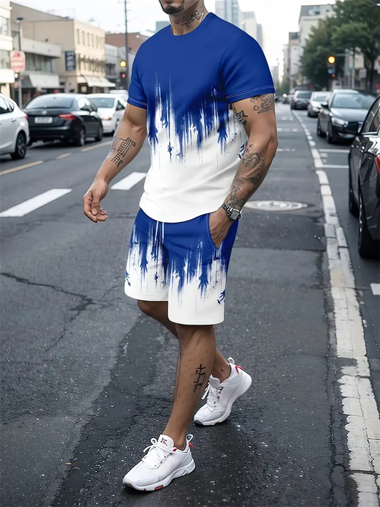 Men Women Gradient Texture T-s - đánh giá và giá Running Gear For Men