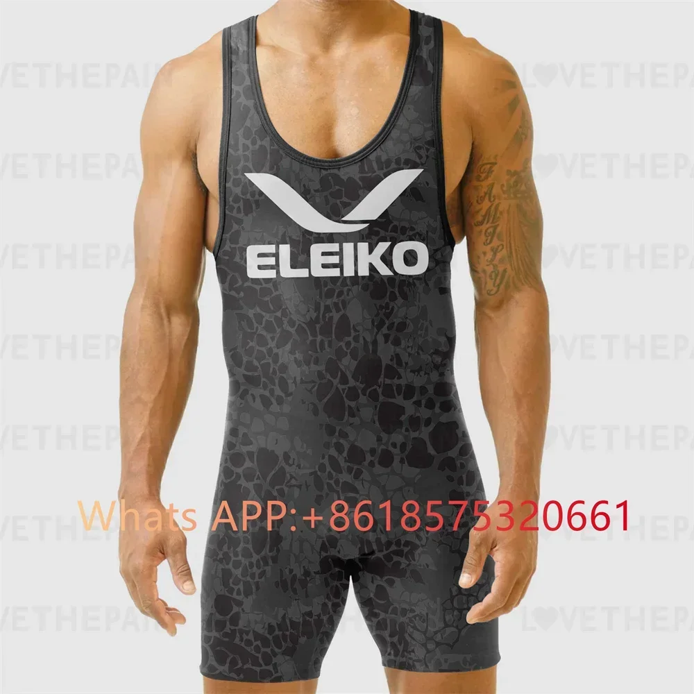 ELEIKO Mens Wrestling Singlet  - đánh giá và giá Running Gear Train