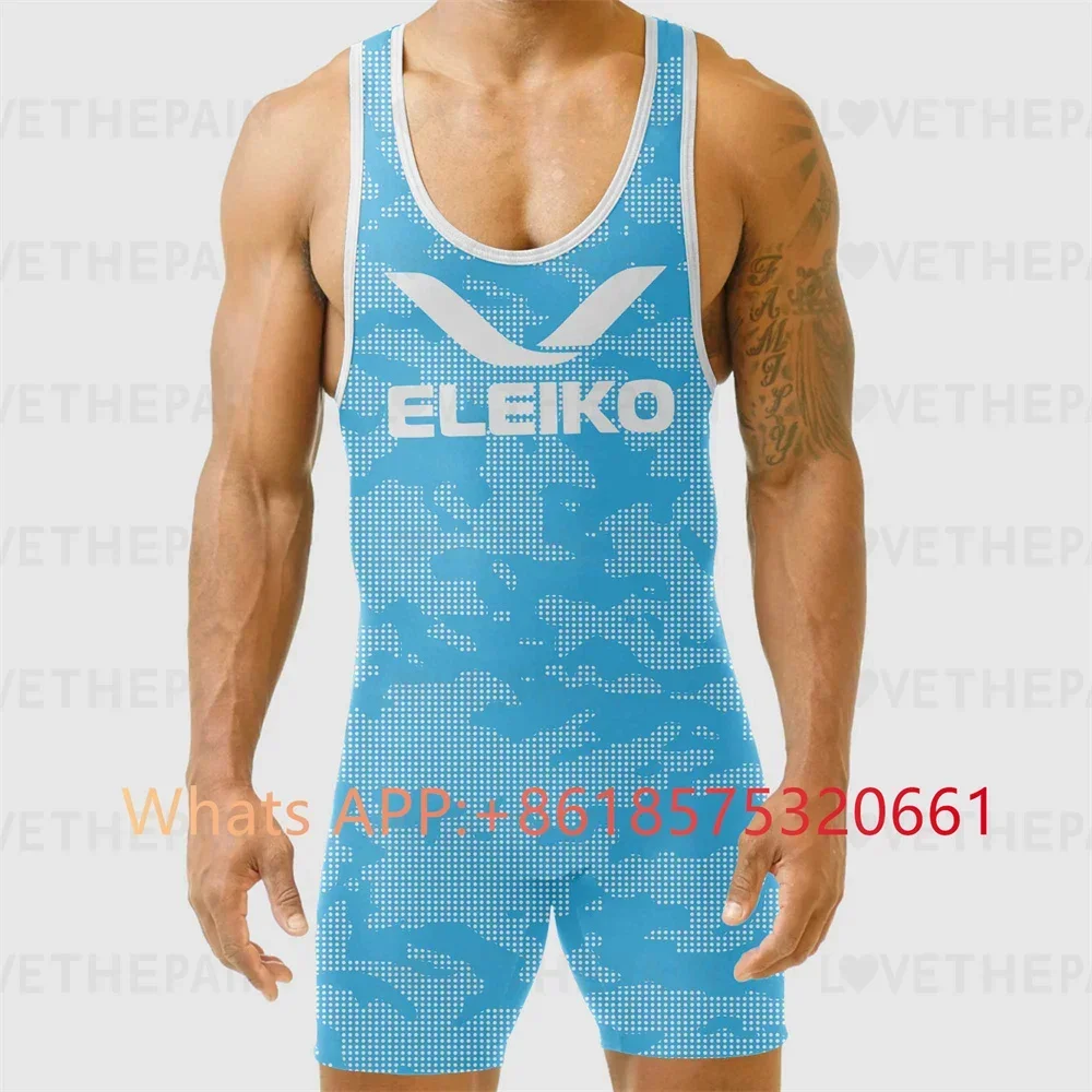 ELEIKO Mens Wrestling Singlet  - đánh giá và giá Running Gear Train
