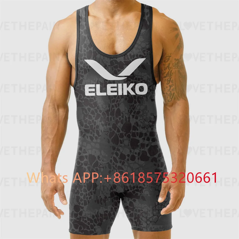 ELEIKO Mens Wrestling Singlet  - đánh giá và giá Running Gear Train