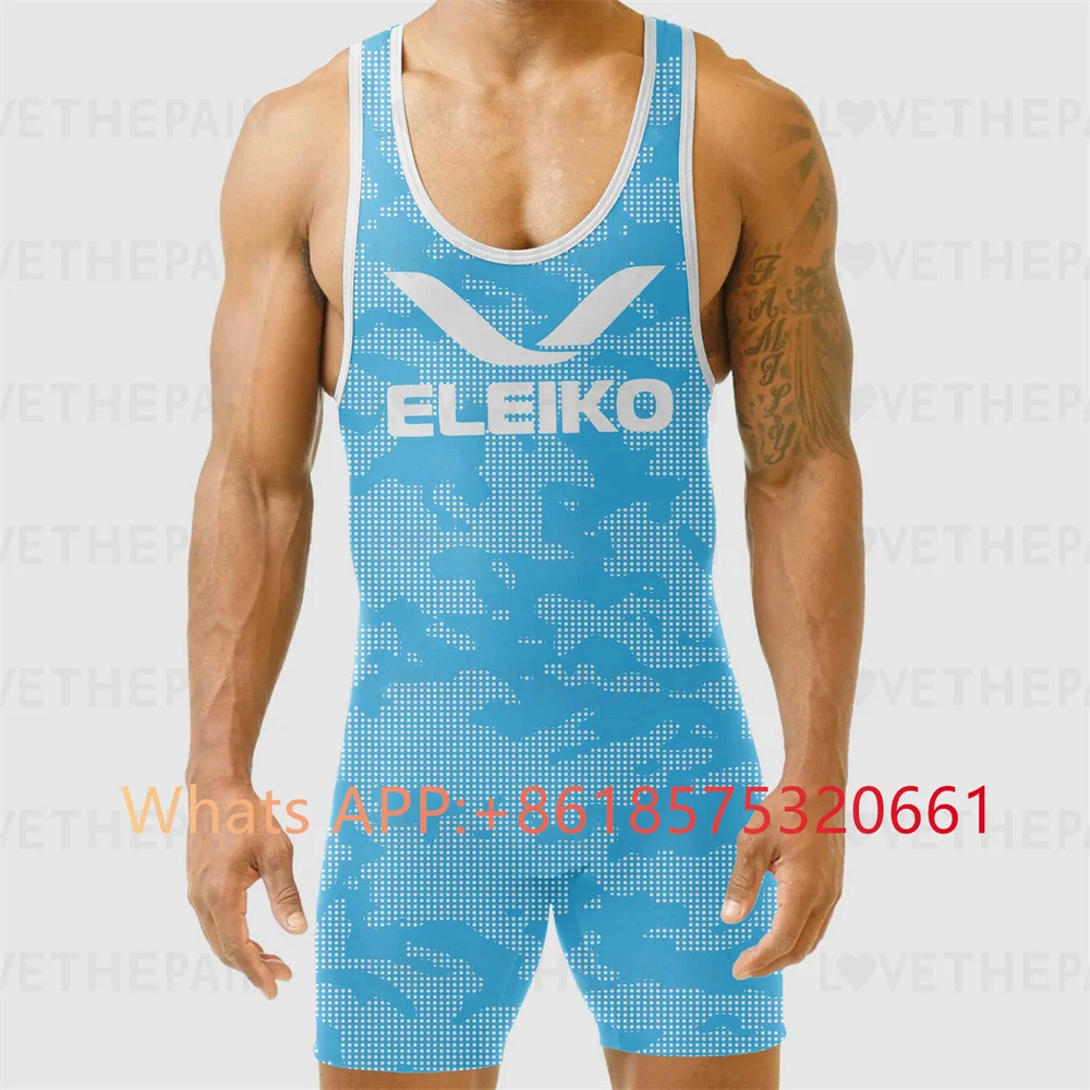 ELEIKO Mens Wrestling Singlet  - đánh giá và giá Running Gear Train