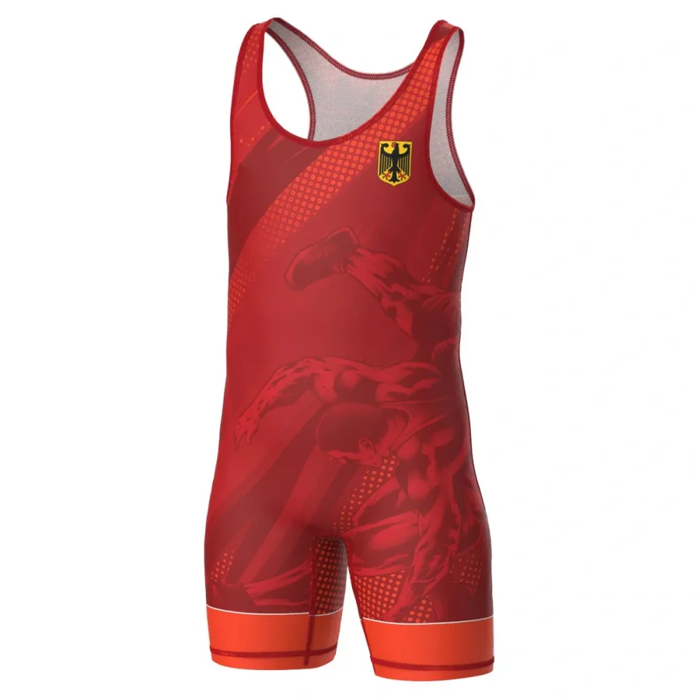 Mens Wrestling Singlet Uniform - đánh giá và giá Running Gear Train
