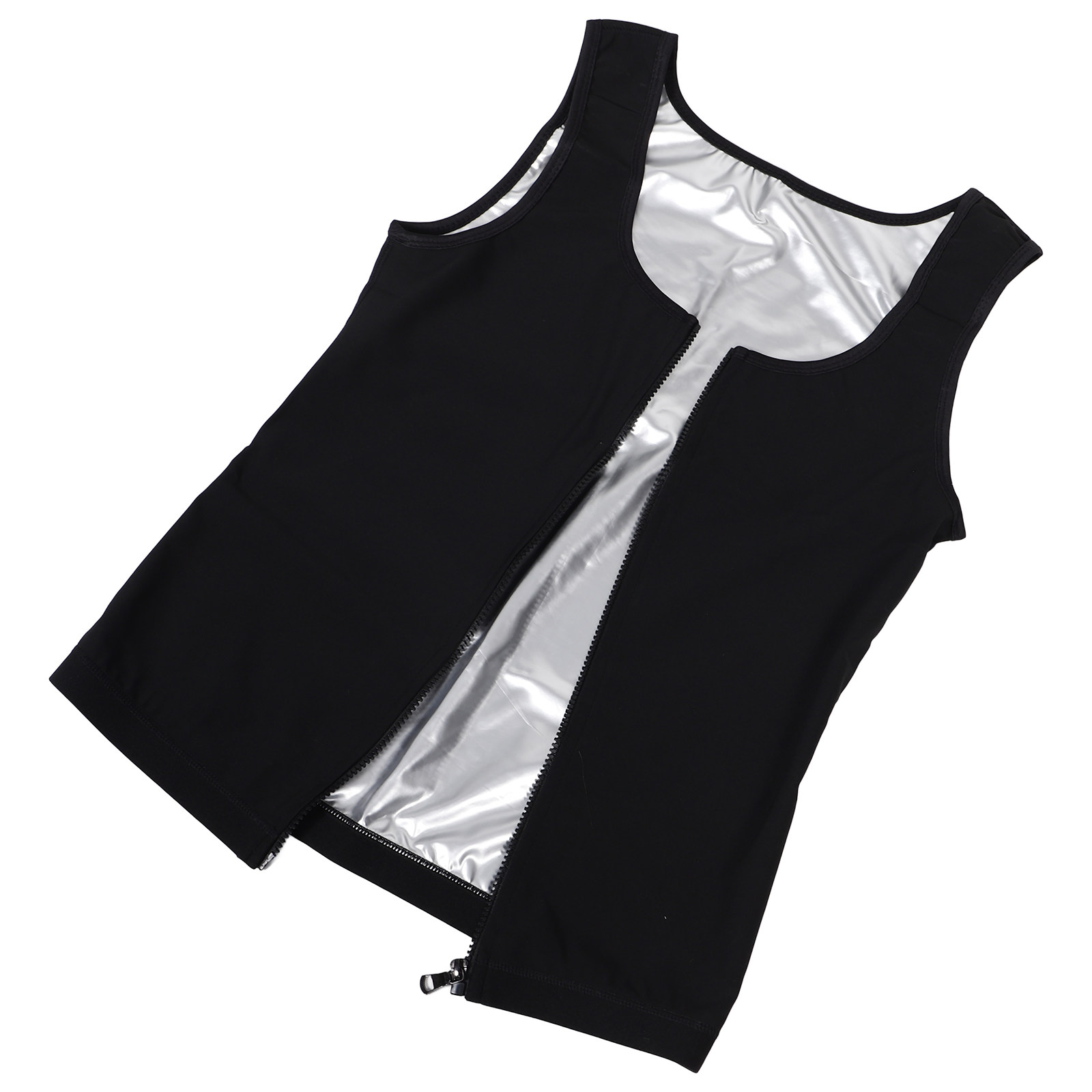 Men Sweat Vest Zip Up Compress - đánh giá và giá Running Gear Girls