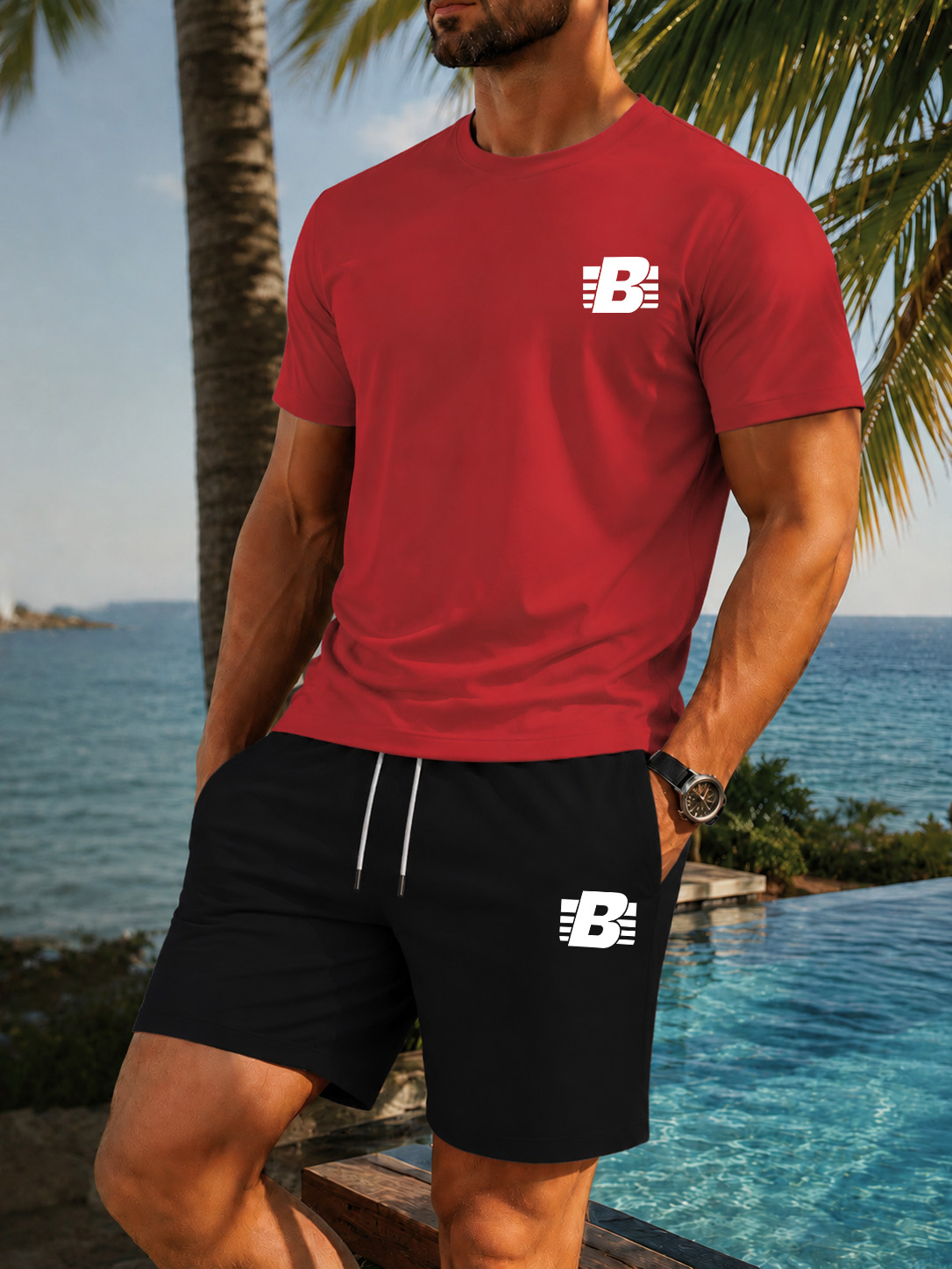 Men's 2-Piece Tracksuit Casual - đánh giá và giá Running Gear For Men